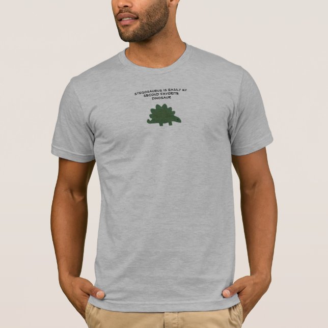 Camiseta o stegosaurus é #2 (Frente)