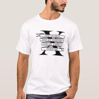 Camiseta O Straightedge, Tee para sempre