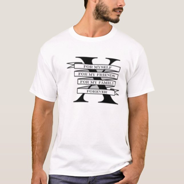 Camiseta O Straightedge, Tee para sempre (Frente)