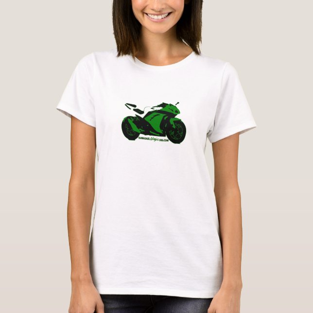 Camiseta O streetbike T da mulher (Frente)