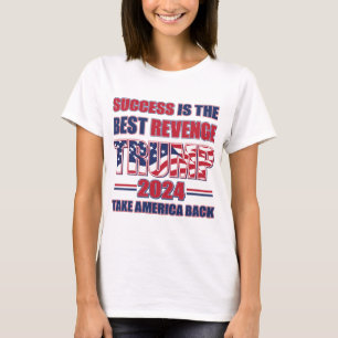 Camiseta O sucesso é a melhor armadilha de vingança de 2024