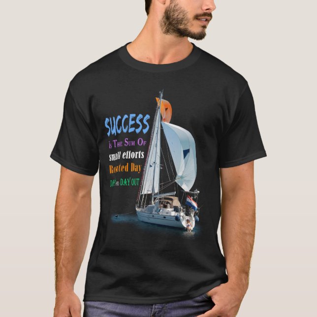 Camiseta O sucesso é a soma de pequenos esforços (Frente)