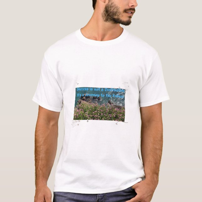 Camiseta O sucesso não é o destino (Frente)