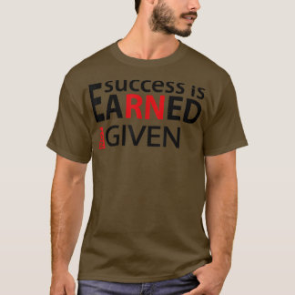 Camiseta O Sucesso Não Recebe Orgulho De Enfermeira RN