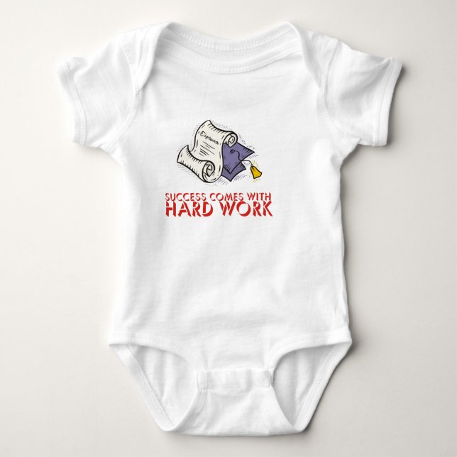 Camiseta O sucesso vem com trabalho duro (Frente)