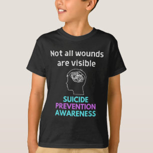 Camiseta O Suicídio Dá A Dor A Outra Pessoa. Aw Suicida