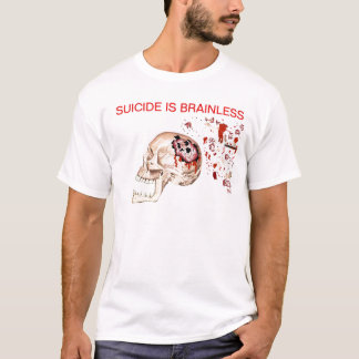 Camiseta O suicídio é Brainless