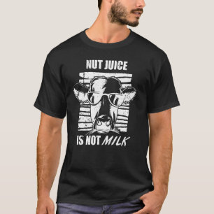 Camiseta O Sumo De Vaca Não É À Base De Leite Vs Dairy Mil
