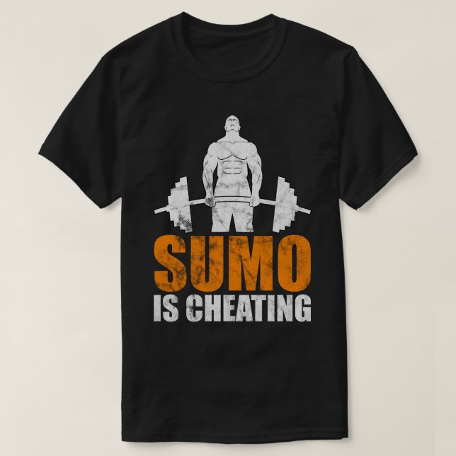 Camiseta O Sumo está enganando-se (Frente do Design)