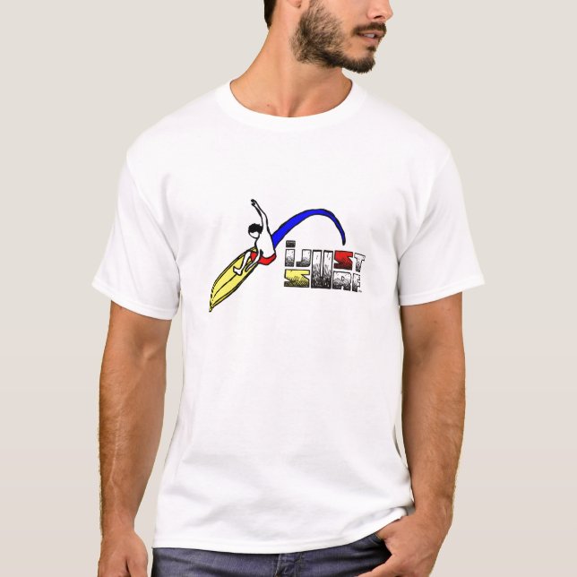 Camiseta O surfista clássico (Frente)