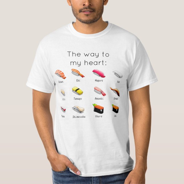 Camiseta O Sushi Lover T-Shirt (Frente)
