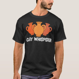 Camiseta O Sussurrador de Argila Artista de Cerâmica Engraç