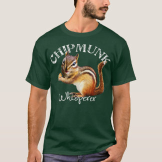 Camiseta O Sussurreiro Chipmunk Eu adoro Chipmunks