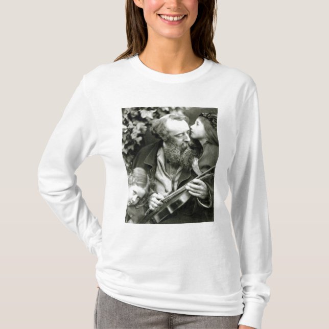 Camiseta O sussurro do rosa (Frente)