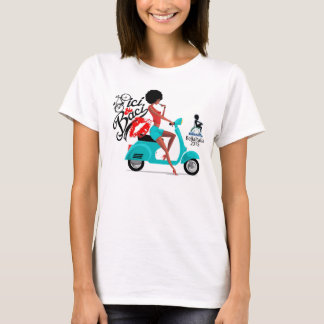 Camiseta O T 2015 da menina do Vespa de Bella w/Names