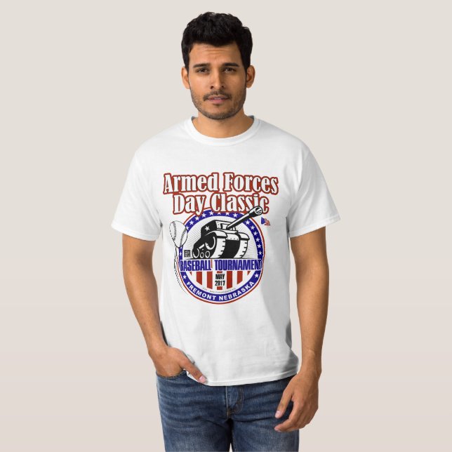 Camiseta O T básico dos homens (Frente Completa)