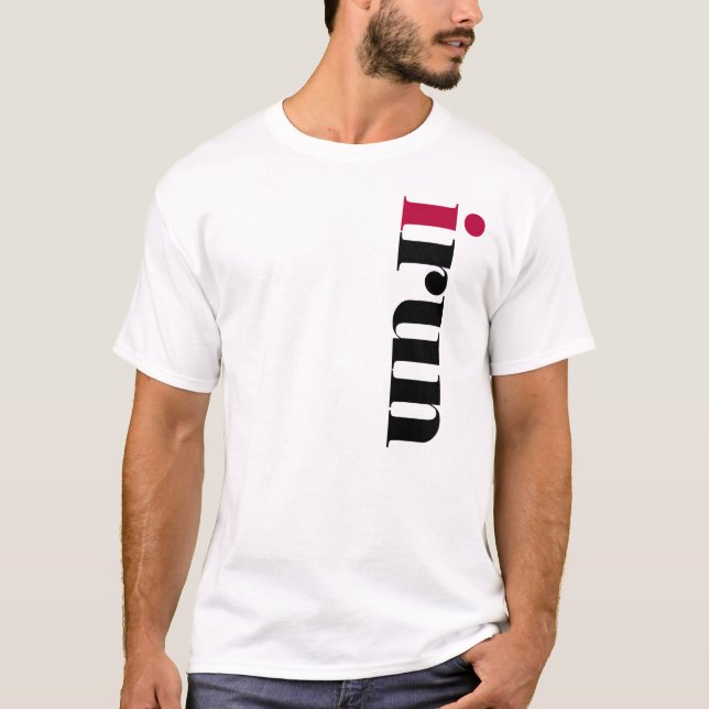 Camiseta O T básico dos homens (Frente)
