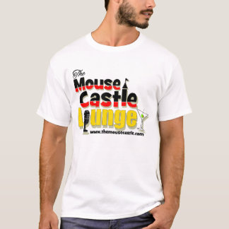 Camiseta O T básico dos homens da sala de estar do castelo