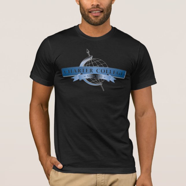 Camiseta O T básico dos homens - obscuridade (Frente)