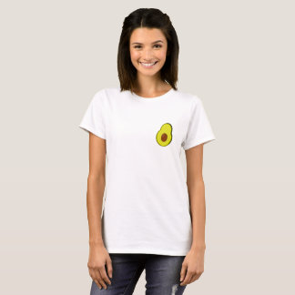 Camiseta O T bonito das mulheres do abacate de Frocket
