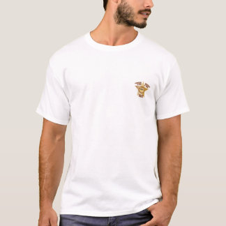 Camiseta O T da carne de porcos com do logotipo parte