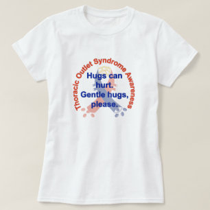 Camiseta O T da mulher delicada da consciência do TOS dos