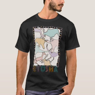 Camiseta O T da obscuridade de Etosha