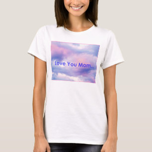 Camiseta O T das mulheres da mamã amor das expressões da