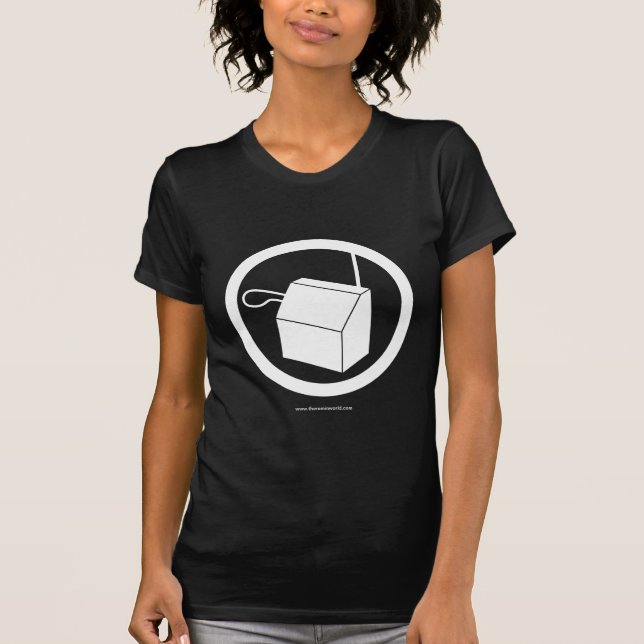 Camiseta O T das mulheres da rocha de Theremin (Frente)