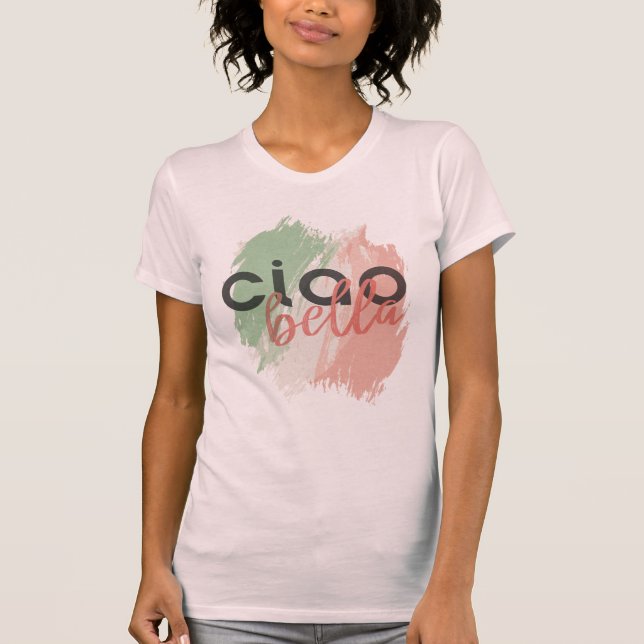 Camiseta o T das mulheres do bella do ciao (Frente)