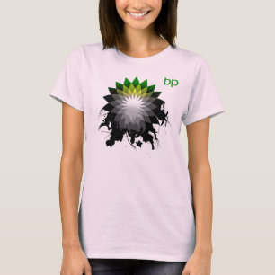 Camiseta O T das mulheres do derramar de óleo de BP