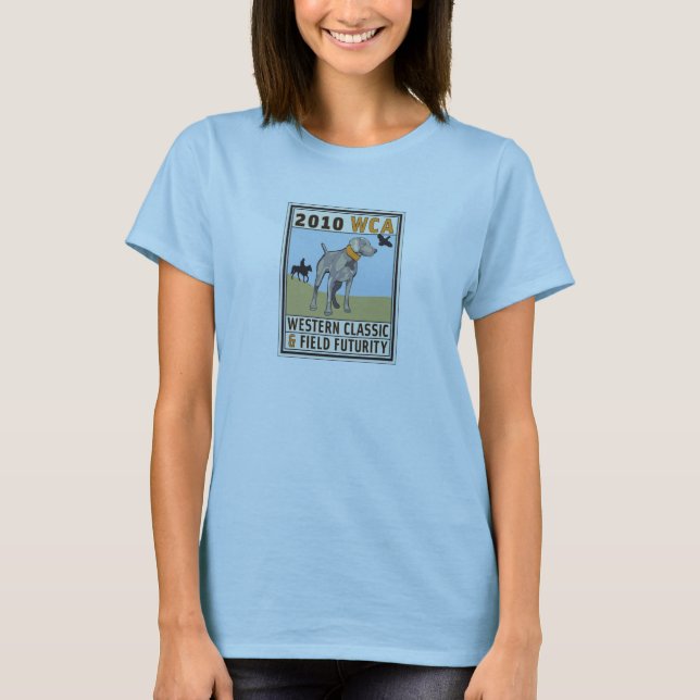 Camiseta O T de 2010 mulheres clássicas ocidentais de WCA (Frente)