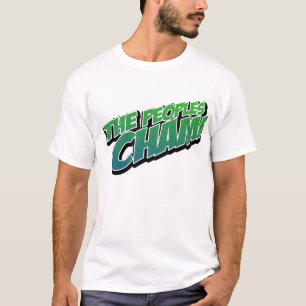 Camiseta O T do campeão dos povos