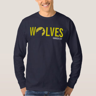 Camiseta O T do suporte do LS dos homens