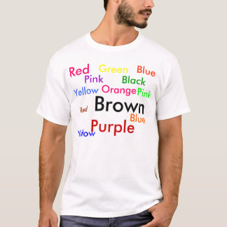 Camiseta O T do teste de Stroop - Monsieur