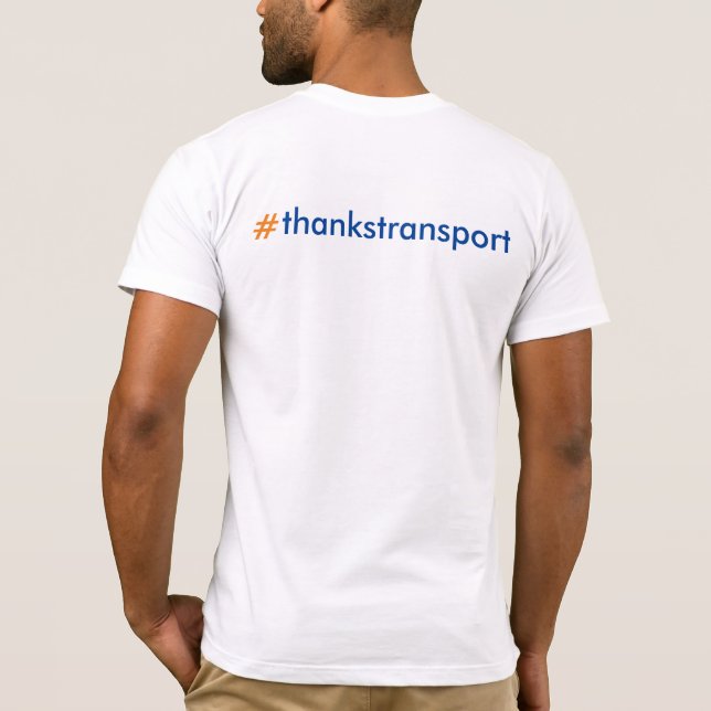Camiseta O T dos homens (Verso)