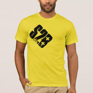 Camiseta o T dos homens básicos com grande logotipo de s2b