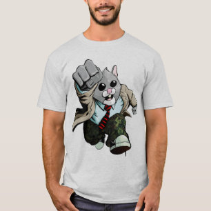 Camiseta O T dos homens da raiva do hamster