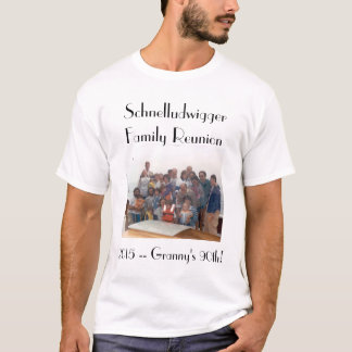 Camiseta O T dos homens da reunião de família 2015 de