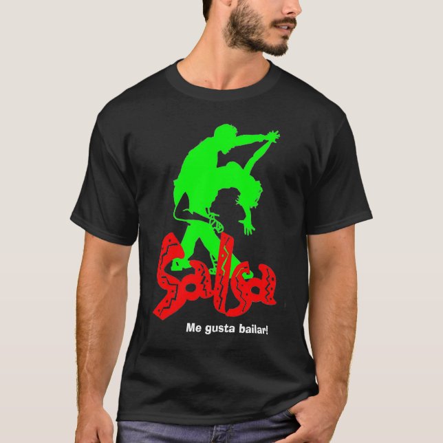 Camiseta O T dos homens da salsa! (Frente)