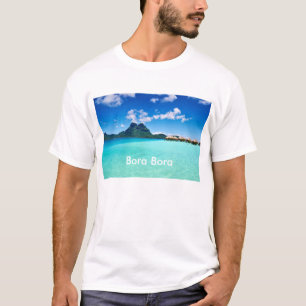 Camiseta O T dos homens de Bora Bora