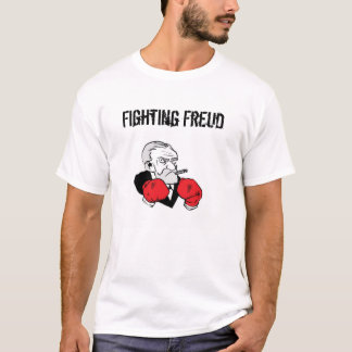 Camiseta O T dos homens de combate de Freud