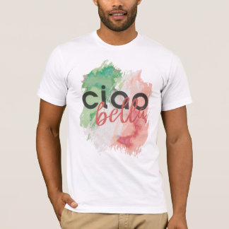 Camiseta o T dos homens de Italia do bella do ciao