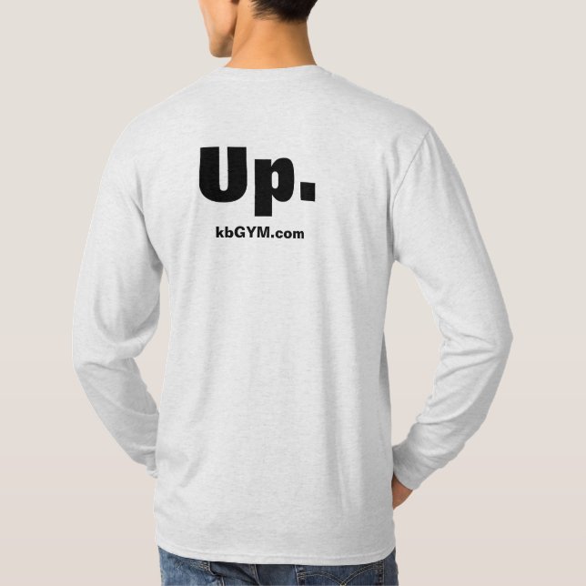 Camiseta O T dos homens de KBNY (Verso)