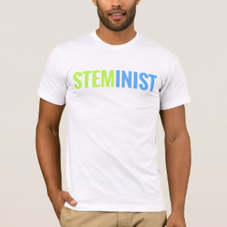 Camiseta O T dos homens de STEMinist