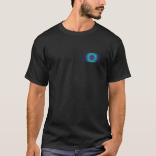 Camiseta O T dos homens Dianteiros-Para trás do Fractal