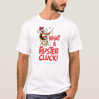 Camiseta O T dos homens do Cluck da perturbação