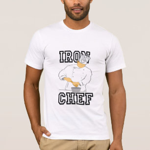Camiseta O T dos homens do cozinheiro chefe do ferro