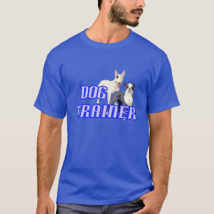 Camiseta O T dos homens do instrutor de cão