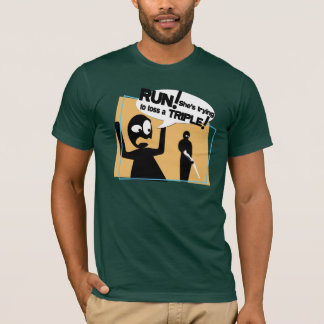 Camiseta "O T dos homens do lance perigoso do rifle"